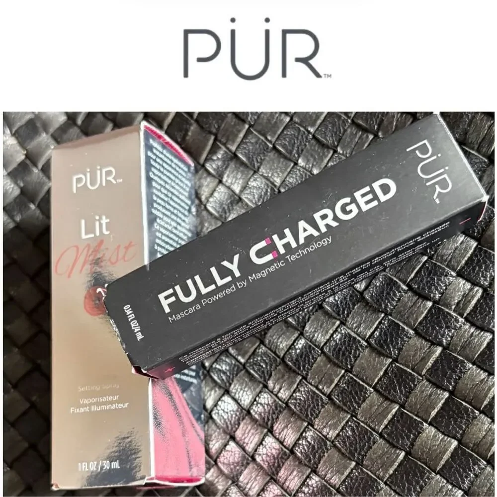 PUR - NWT - Duo of Fully Charged Mascara (.15 fl oz) & Lit Mist (1 fl oz).